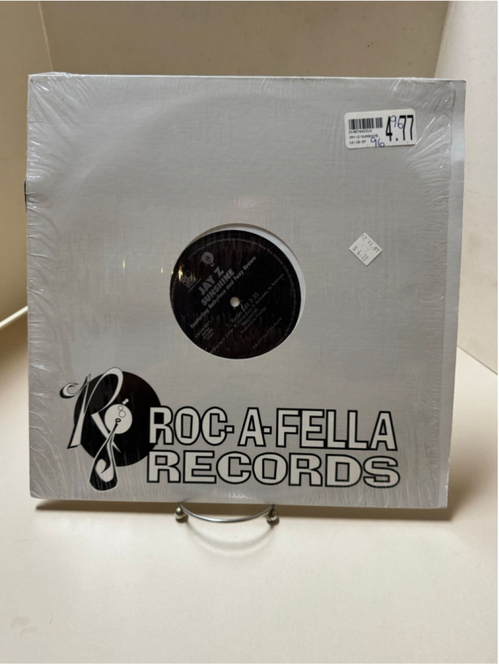 Jay Z Sunshine Ft Babyface And Foxy Brown Vinyl Record Single 12” 33 Rpm